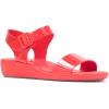 image:imageHush Puppies womens Brite Jells Qtr StpWedge SandalFiesta Red
