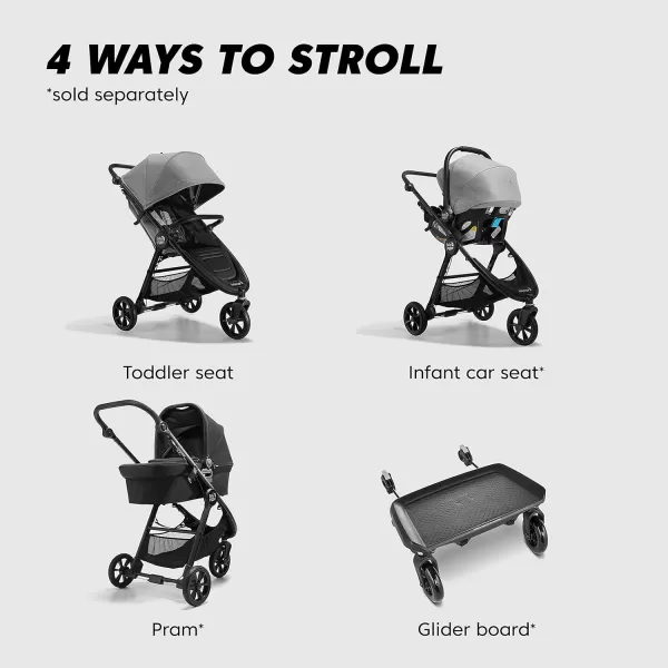 Baby Jogger City Mini GT2 All-Terrain Stroller, Black