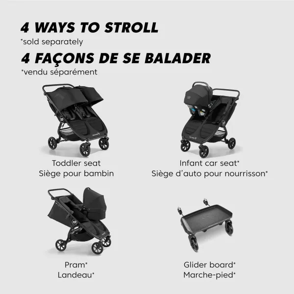 Baby Jogger City Mini GT2 All-Terrain Stroller, Black
