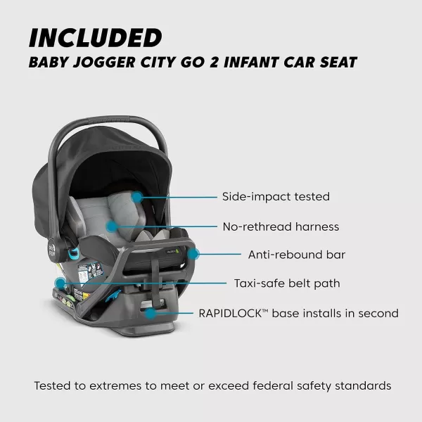 Baby Jogger City Mini GT2 All-Terrain Stroller, Black