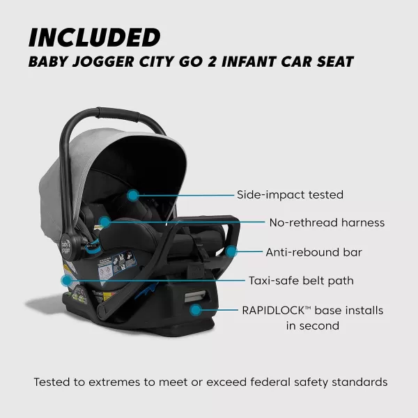 Baby Jogger City Mini GT2 All-Terrain Stroller, Black