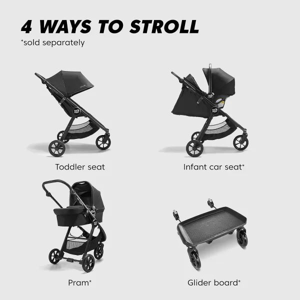 Baby Jogger City Mini GT2 All-Terrain Stroller, Black