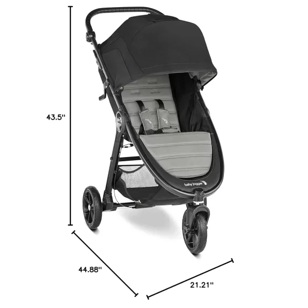 Baby Jogger City Mini GT2 All-Terrain Travel System | Includes City GO 2 Infant Car Seat, Jet