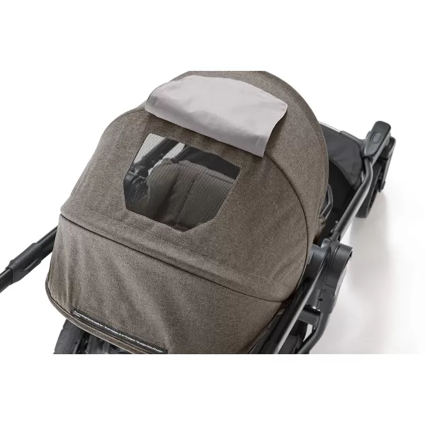 Baby Jogger City Select LUX Stroller | Baby Stroller with 20 Ways to Ride, Goes from Single to Double Stroller | Quick Fold Stroller, Taupe