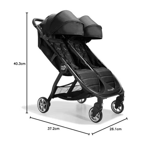 Baby Jogger City Tour 2 Ultra-Compact Travel Stroller, Jet