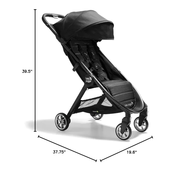 Baby Jogger City Tour 2 Ultra-Compact Travel Stroller, Jet