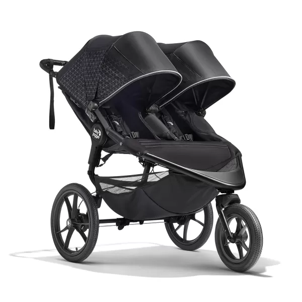 Baby Jogger Summit X3 Jogging Stroller - 2016 | Air-Filled Rubber Tires | All-Wheel Suspension | Quick Fold Jogging Stroller, Black/Gray
