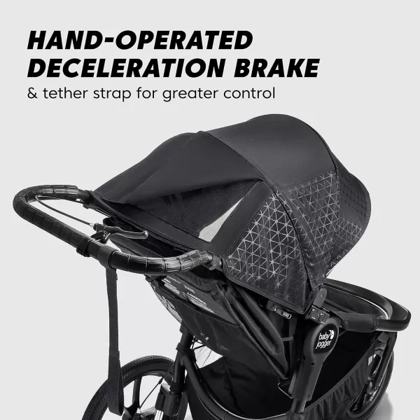 Baby Jogger Summit X3 Jogging Stroller - 2016 | Air-Filled Rubber Tires | All-Wheel Suspension | Quick Fold Jogging Stroller, Black/Gray