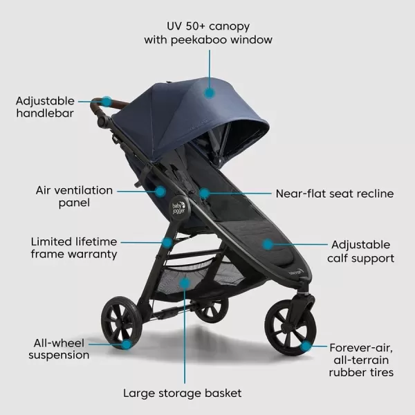 Baby Jogger® City Mini® GT2 All-Terrain Stroller, Pike