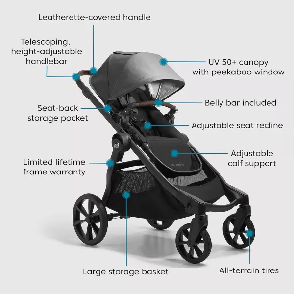 Baby Jogger® City Select® 2 Single-to-Double Modular Stroller, Pike
