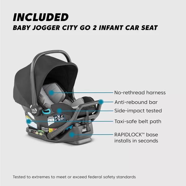 Baby Jogger® City Select® 2 Single-to-Double Modular Stroller, Pike