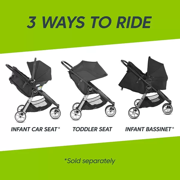 imageBaby Jogger City Mini 2 Stroller  2019  Compact Lightweight Stroller  Quick Fold Baby Stroller Jet