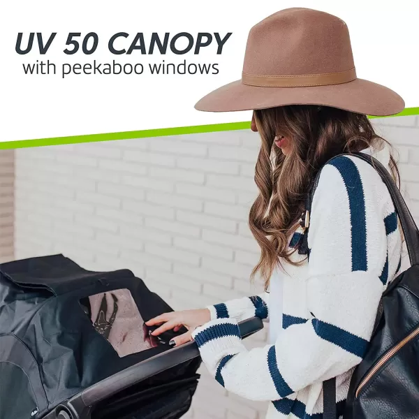 imageBaby Jogger City Mini 2 Stroller  2019  Compact Lightweight Stroller  Quick Fold Baby Stroller Jet