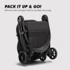 imageBaby Jogger City Tour 2 UltraCompact Travel Stroller Lightweight Foldable Pike Exclusive Includes Belly Bar Leatherette Handlebar and Premium FabricEco Black with Belly Bar