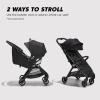imageBaby Jogger City Tour 2 UltraCompact Travel Stroller Lightweight Foldable Pike Exclusive Includes Belly Bar Leatherette Handlebar and Premium FabricEco Black with Belly Bar
