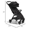 imageBaby Jogger City Tour 2 UltraCompact Travel Stroller Lightweight Foldable Pike Exclusive Includes Belly Bar Leatherette Handlebar and Premium FabricEco Black with Belly Bar