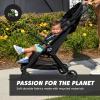 imageBaby Jogger City Tour 2 UltraCompact Travel Stroller Lightweight Foldable Pike Exclusive Includes Belly Bar Leatherette Handlebar and Premium FabricEco Black with Belly Bar