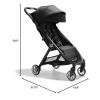 imageBaby Jogger City Tour 2 UltraCompact Travel Stroller Lightweight Foldable Pike Exclusive Includes Belly Bar Leatherette Handlebar and Premium FabricPitch Black