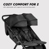 imageBaby Jogger City Tour 2 UltraCompact Travel Stroller Lightweight Foldable Pike Exclusive Includes Belly Bar Leatherette Handlebar and Premium FabricPitch Black