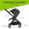 imageBaby Jogger City Tour LUX Stroller  Compact Travel Stroller  Lightweight Baby Stroller with BackpackStyle Carry Bag Perfect for Travel Iris