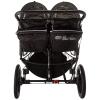 imageBaby Jogger Summit X3 Double Jogging Stroller  2016  AirFilled Rubber Tires  AllWheel Suspension  Quick Fold Jogging Stroller BlackGray