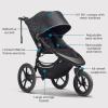 imageBaby Jogger Summit X3 Double Jogging Stroller Midnight Black Buggy for Two Smooth Ride for Walking or Jogging Compact Fold Increased Airflow AllTerrain Air Filled Tires and AllWheel SuspensionMidnight Black