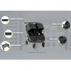 imageBaby Jogger Weather Shield  City Mini 2 Double Stroller City Mini GT2 Double Stroller ClearWeather Shield