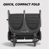 imageBaby Jogger City Mini GT2 AllTerrain Stroller Black Complete with Adjustable Handlebar HandOperated Parking Brake and car seat AdapterBlack