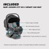 imageBaby Jogger City Mini GT2 AllTerrain Stroller Black Complete with Adjustable Handlebar HandOperated Parking Brake and car seat AdapterBlack