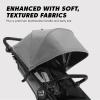 imageBaby Jogger City Mini GT2 AllTerrain Stroller Black Complete with Adjustable Handlebar HandOperated Parking Brake and car seat AdapterPike