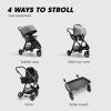 imageBaby Jogger City Mini GT2 AllTerrain Stroller Black Complete with Adjustable Handlebar HandOperated Parking Brake and car seat AdapterPike