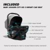 imageBaby Jogger City Mini GT2 AllTerrain Stroller Black Complete with Adjustable Handlebar HandOperated Parking Brake and car seat AdapterPike