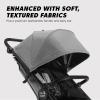 imageBaby Jogger City Mini GT2 AllTerrain Stroller Black Complete with Adjustable Handlebar HandOperated Parking Brake and car seat AdapterPike