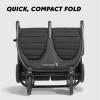imageBaby Jogger City Mini GT2 AllTerrain Stroller Black Complete with Adjustable Handlebar HandOperated Parking Brake and car seat AdapterPike