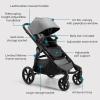 imageBaby Jogger City Select 2 SingletoDouble Modular Travel System Includes City GO 2 Infant Car Seat Radiant SlatePike