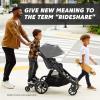 imageBaby Jogger City Select 2 SingletoDouble Modular Travel System Includes City GO 2 Infant Car Seat Radiant SlatePike