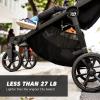 imageBaby Jogger City Select 2 SingletoDouble Modular Travel System Includes City GO 2 Infant Car Seat Radiant SlatePike
