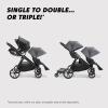 imageBaby Jogger City Select 2 SingletoDouble Modular Travel System Includes City GO 2 Infant Car Seat Radiant SlatePike