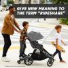 imageBaby Jogger City Select 2 SingletoDouble Modular Travel System Includes City GO 2 Infant Car Seat Radiant SlateRadiant Slate