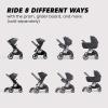imageBaby Jogger City Sights Stroller  Convertible Stroller with Compact Fold Dark SlateRich Black