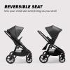 imageBaby Jogger City Sights Stroller  Convertible Stroller with Compact Fold Dark SlateRich Black