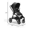 imageBaby Jogger City Sights Stroller  Convertible Stroller with Compact Fold Dark SlateRich Black