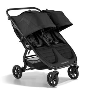 imageBaby Jogger City Mini GT2 AllTerrain Stroller Black Complete with Adjustable Handlebar HandOperated Parking Brake and car seat AdapterBlack