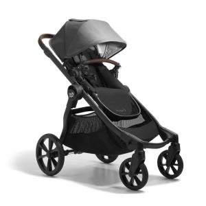 imageBaby Jogger City Select 2 SingletoDouble Modular Travel System Includes City GO 2 Infant Car Seat Radiant SlateHarbor Grey