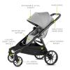 imageBaby Jogger City Select LUX  20 Ways to Ride Single to Double Stroller  Quick Fold TaupeTaupe