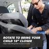 imageBaby Jogger City Turn Rotating Convertible Car Seat Unique 180Degree Turn Lightweight COOLMAX Fabric PikeOnyx Black