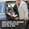 imageBaby Jogger City Turn Rotating Convertible Car Seat Unique 180Degree Turn Lightweight COOLMAX Fabric PikeOnyx Black