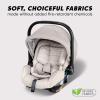 imageBaby Jogger City Go 2 Infant Car Seat Pike Exclusive Includes Leatherette Handlebar and Premium Fabrics for a Safe and Comfortable Ride from Day OneFrosted Ivory