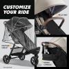 imageBaby Jogger City Mini GT3 All Terrain Stroller with Forever Air Rubber Tires and All Wheel Suspension with Magnetic Buckle and NoRethread Harness HeightAdjustable Handlebar and Foot BrakeSierra Sand