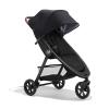 imageBaby Jogger City Mini GT3 All Terrain Stroller with Forever Air Rubber Tires and All Wheel Suspension with Magnetic Buckle and NoRethread Harness HeightAdjustable Handlebar and Foot BrakeRich Black